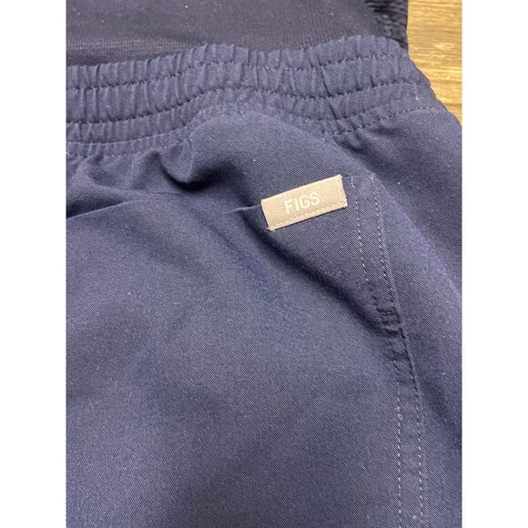 FIGS Maternity Navy Jogger Scrub Pants Zamora L/P Petite Large Stretch Nurse - Picture 7 of 11